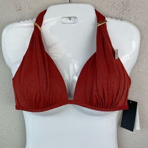 NWT Kenneth Cole New York Bikini Top Size L 36 B/C
